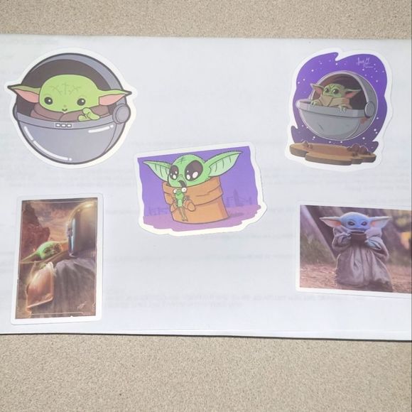 Baby Yoda Stickers - Picture 1 of 1